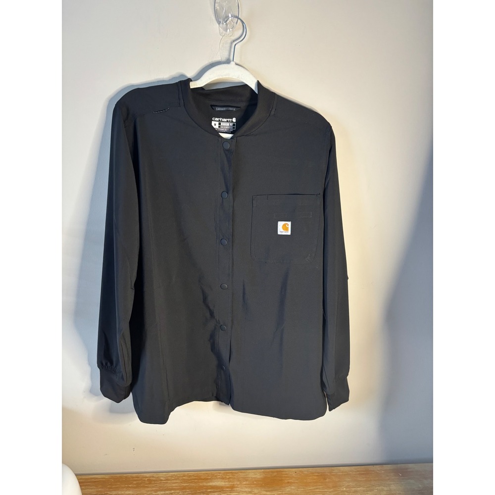 Carhartt MJ2210W Force Flex Modern Fit Shirt Jacket Black Women's Medium